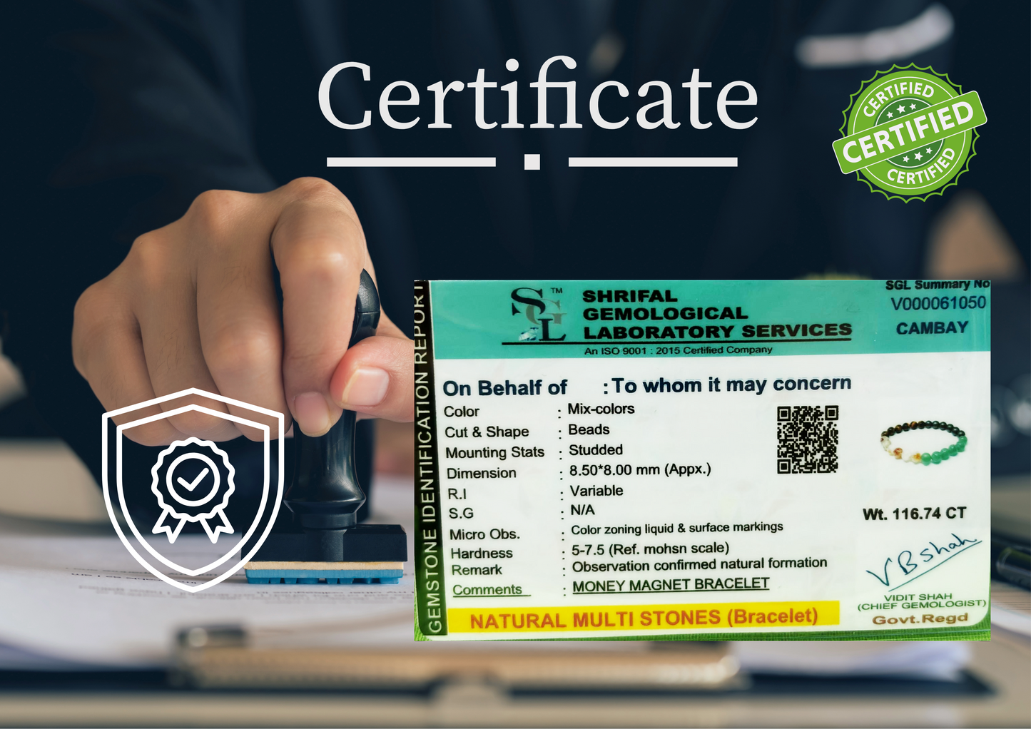 Money Magnet Crystal Bracelet - Unlock Abundance & Prosperity