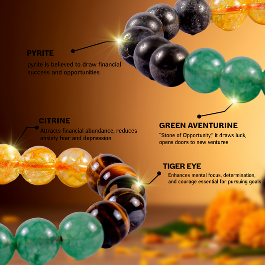 Money Magnet Crystal Bracelet - Unlock Abundance & Prosperity