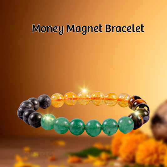 Money Magnet Crystal Bracelet - Unlock Abundance & Prosperity